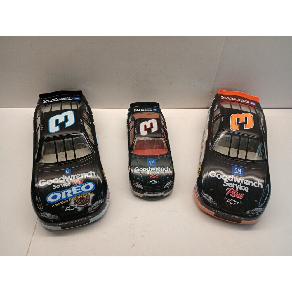 Lot of 3 Collectible Dale Earnhardt Diecast Action Cars